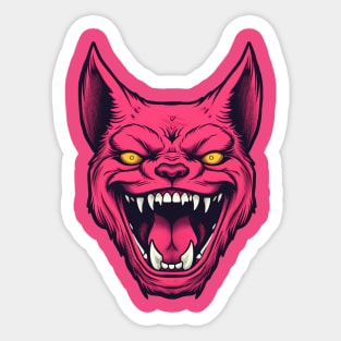 Pink Bat Sticker